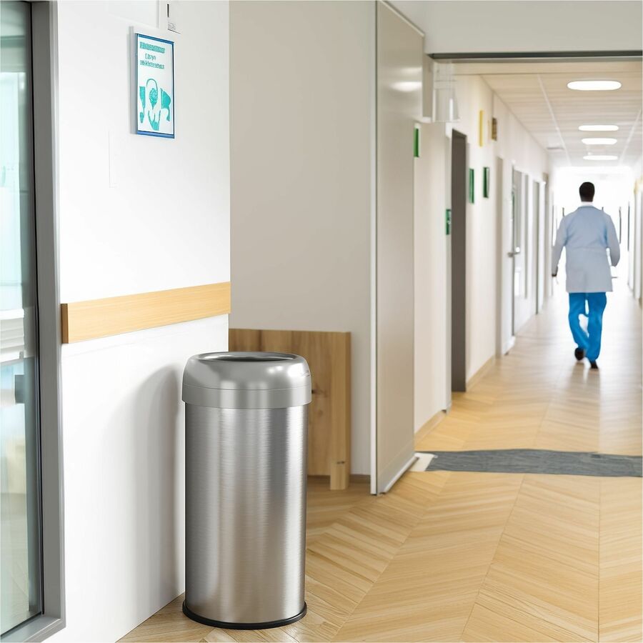 HLS Commercial Stainless Steel Open Top Trash Can