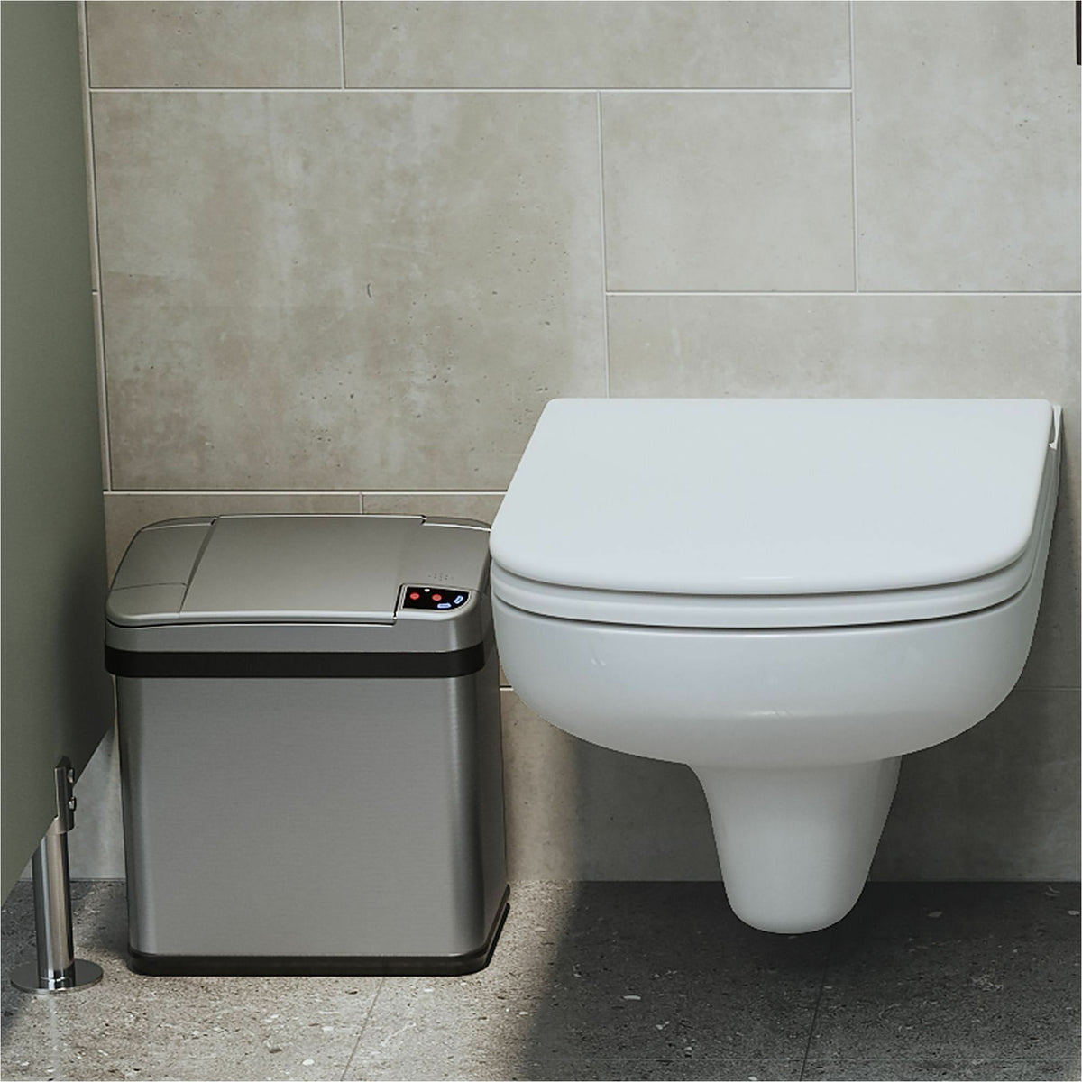 HLS Commercial Stainless Steel Sensor Trash Can