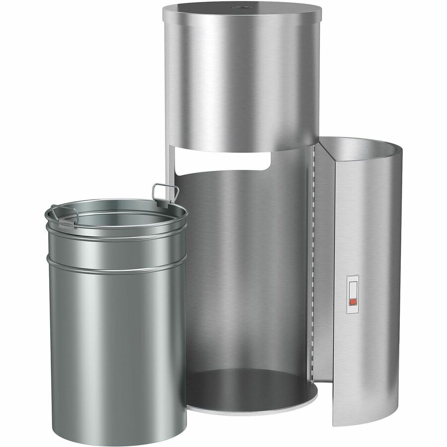 HLS Commercial Gym Wipe Dispenser 9-Gallon Trash Can