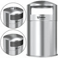 HLS Commercial 50-Gallon Dual Side-Entry Trash Can
