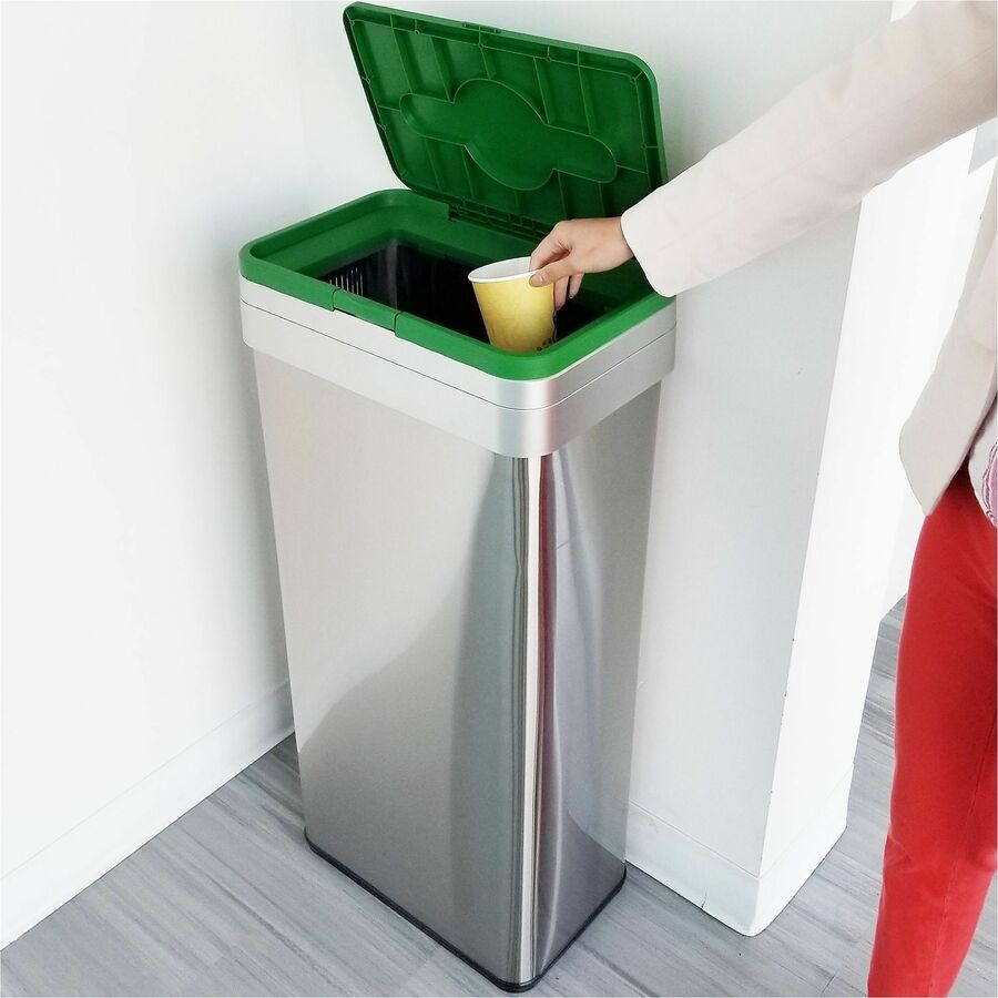 HLS Commercial Rectangular Open Top Compost Bin/Lid