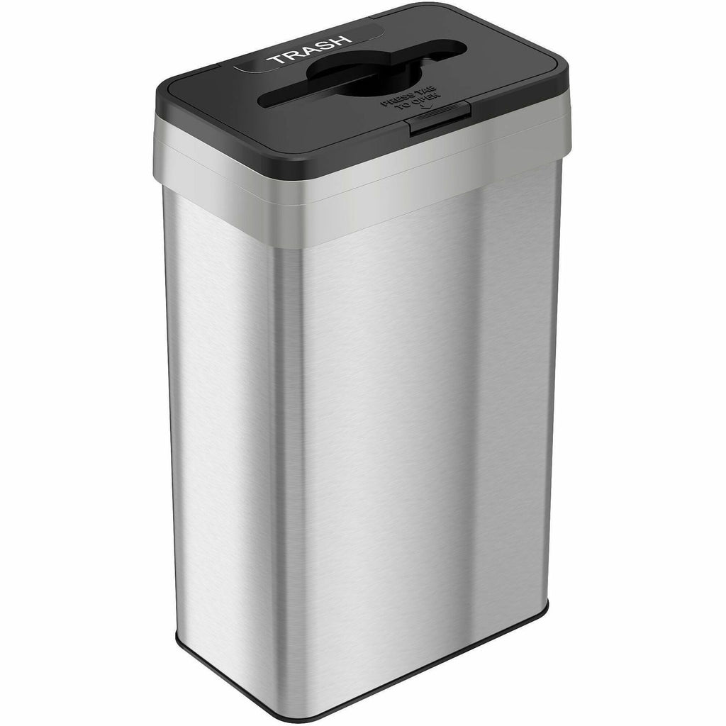 HLS Commercial 21-Gallon Rectangular Open Trash Can