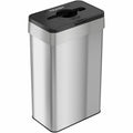 HLS Commercial 21-Gallon Rectangular Open Trash Can