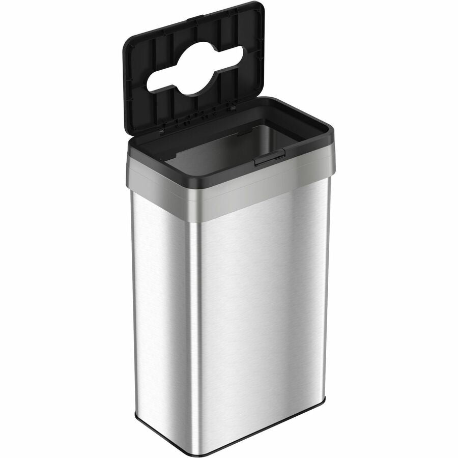 HLS Commercial 21-Gallon Rectangular Open Trash Can