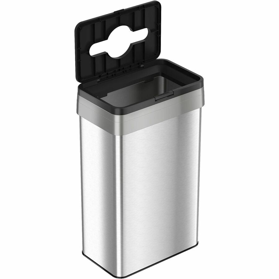 HLS Commercial 21-Gallon Rectangular Open Trash Can