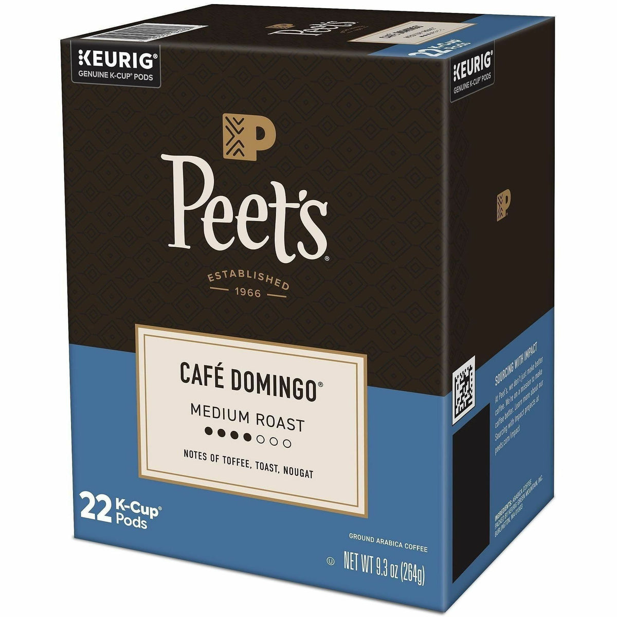 Peet's K-Cup Cafe Domingo Coffee