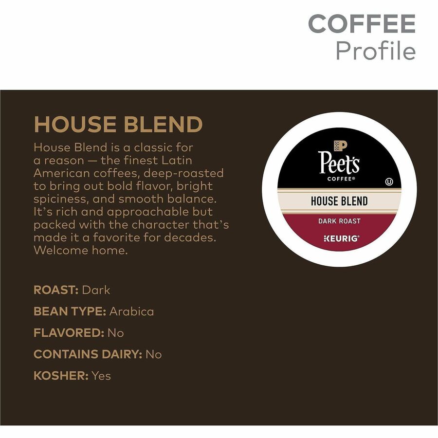 Peet's K-Cup House Blend Coffee