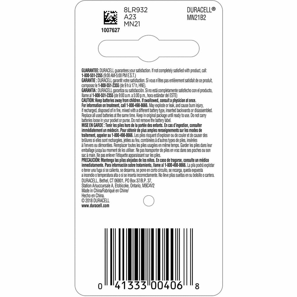 Duracell 12-Volt Security Battery