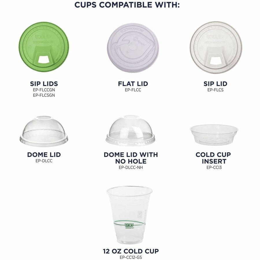 Eco-Products 12 oz GreenStripe Cold Cups