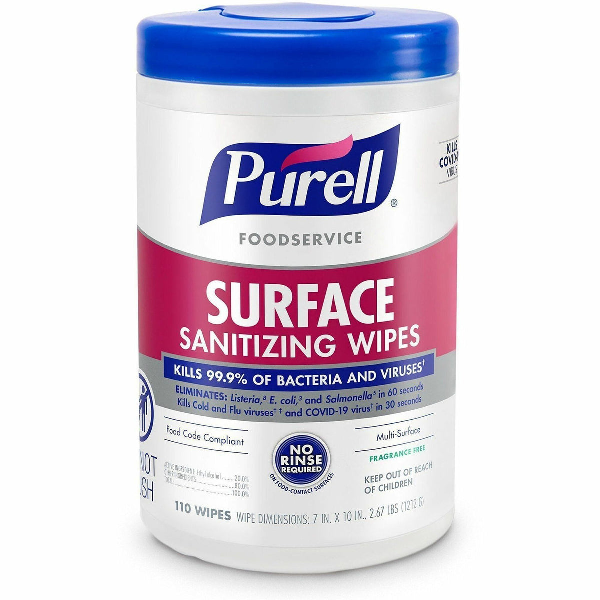 PURELL® Foodservice Surface Sanitizing Wipes