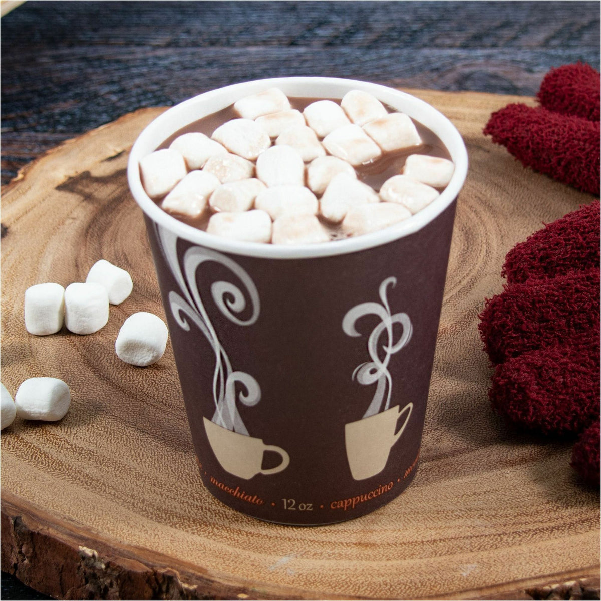 Solo ThermoGuard 12 oz Double Walled Paper Hot Cups
