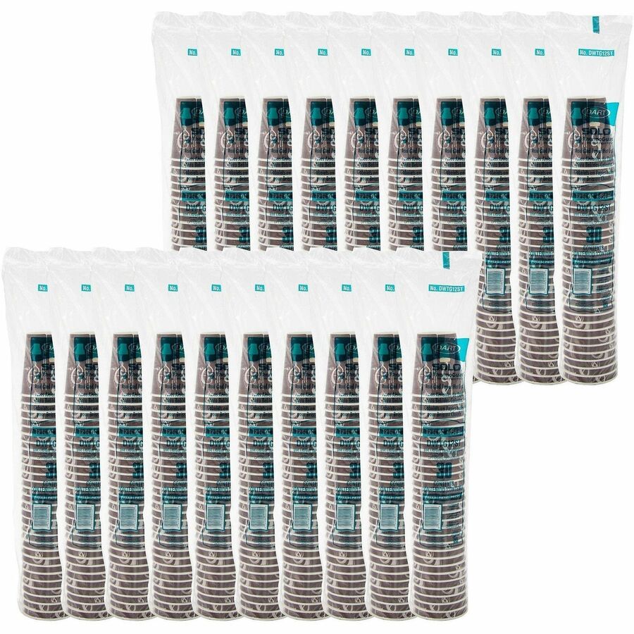 Solo ThermoGuard 12 oz Double Walled Paper Hot Cups