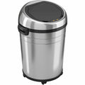 HLS Commercial XL Round Stainless Sensor Trash Can