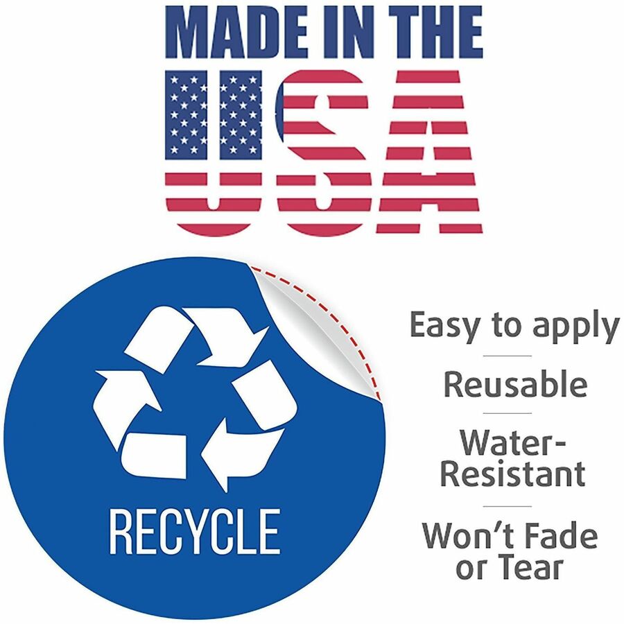 HLS Commercial Refuse Bin Icon Sticker