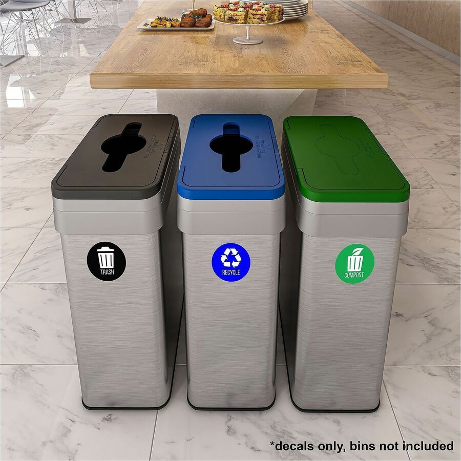 HLS Commercial Refuse Bin Icon Sticker