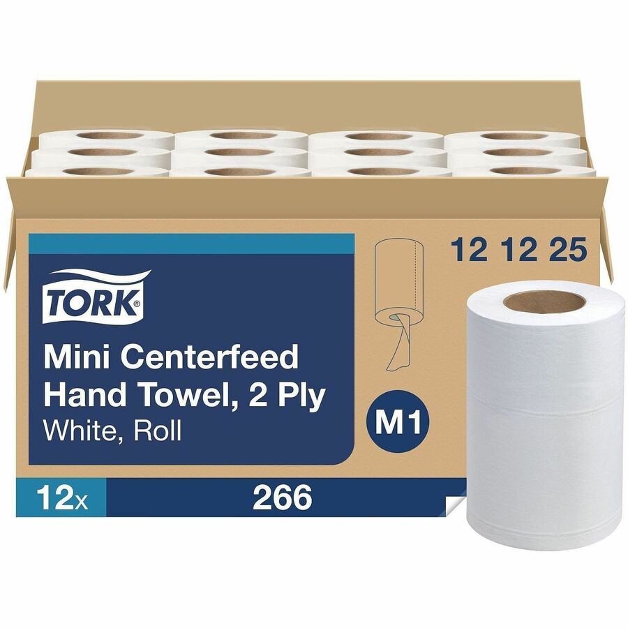 TORK Basic Mini Centerfeed Paper Towel White M1
