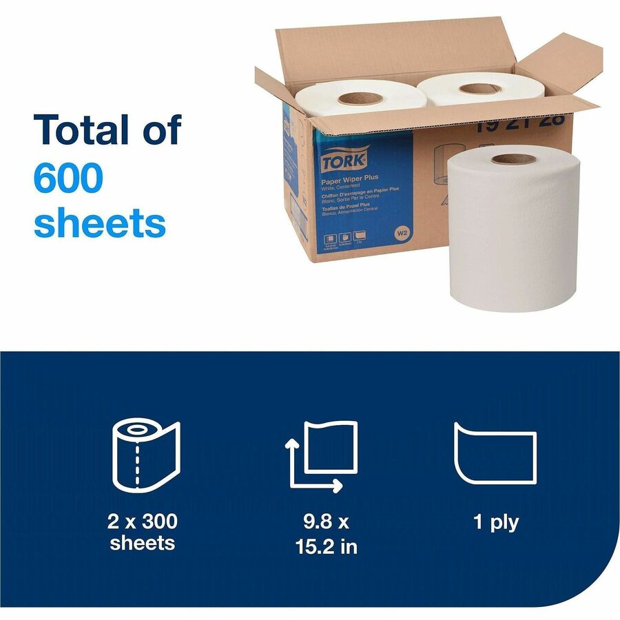 TORK Paper Wiper Plus White W2