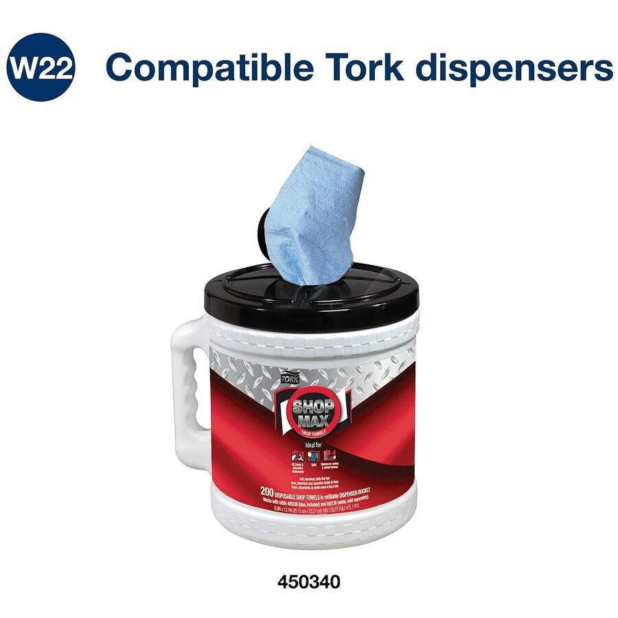 TORK ShopMax Heavy Duty Centerfeed Paper Towel Blue W22