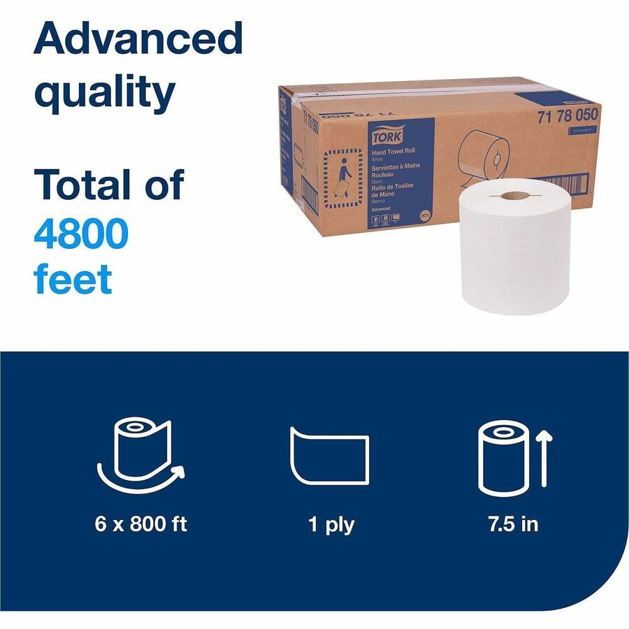 TORK Roll Hand Towel White H71