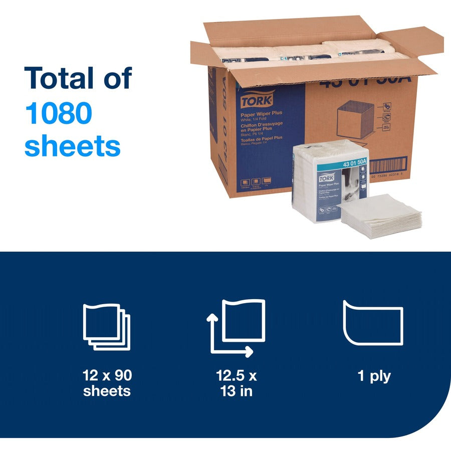 TORK Paper Wiper Plus White Self Dispensing