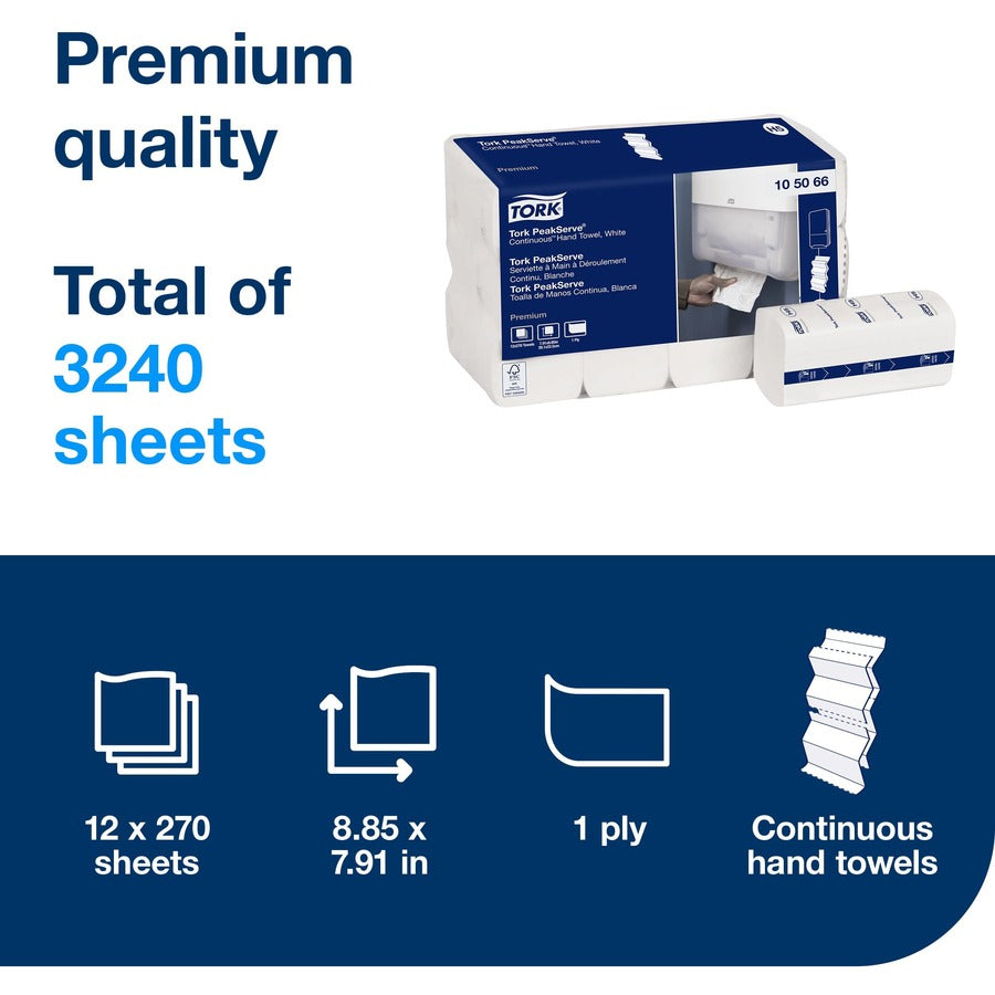 TORK Advanced PeakServe Continuous Hand Towel