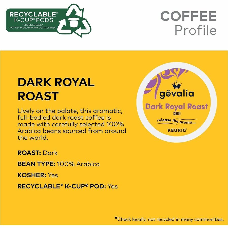 Gevalia K-Cup Dark Royal Roast Coffee