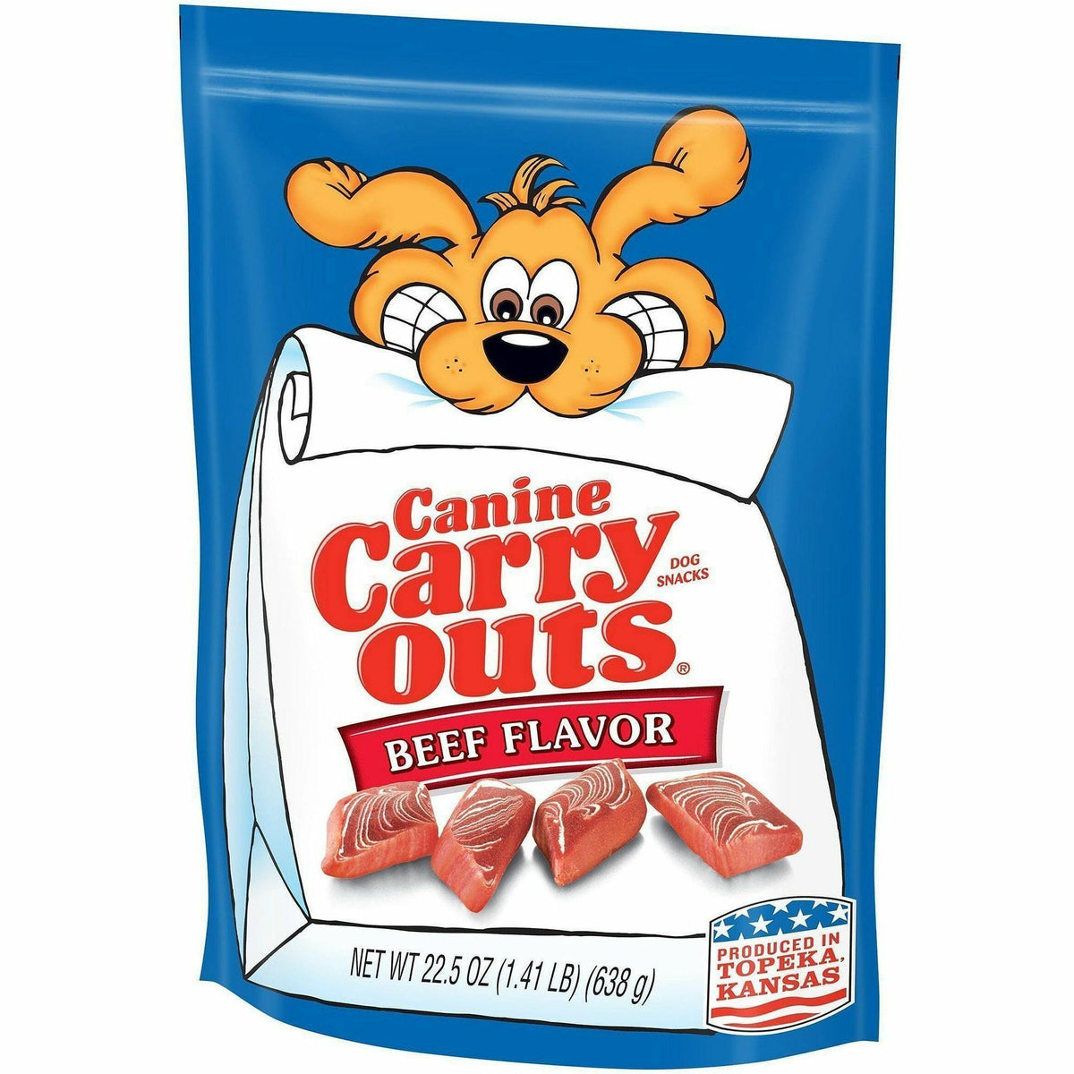 Canine Carryouts Beef Flavor Chewy Dog Treats