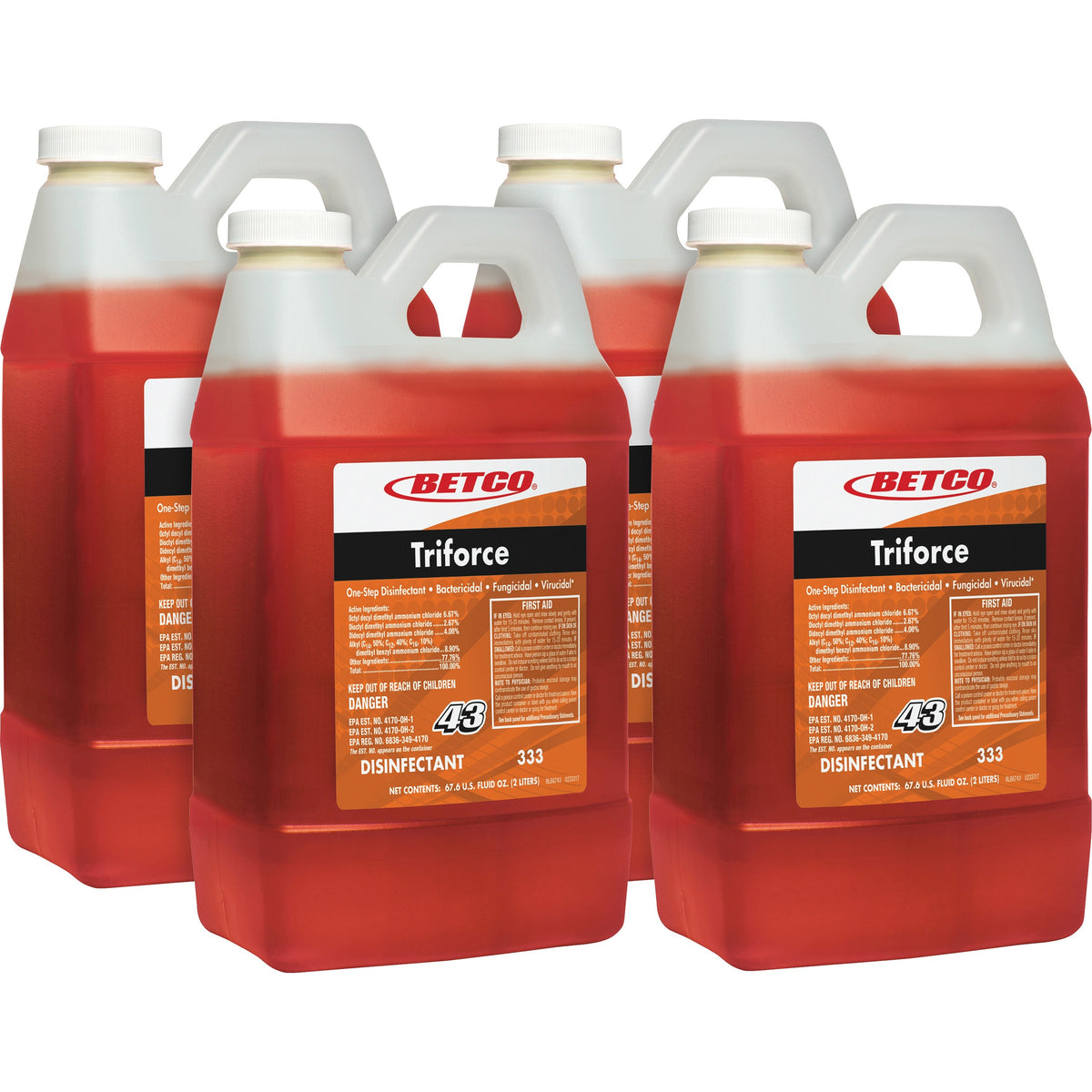 Betco FastDraw 43 Triforce Titan Disinfectant