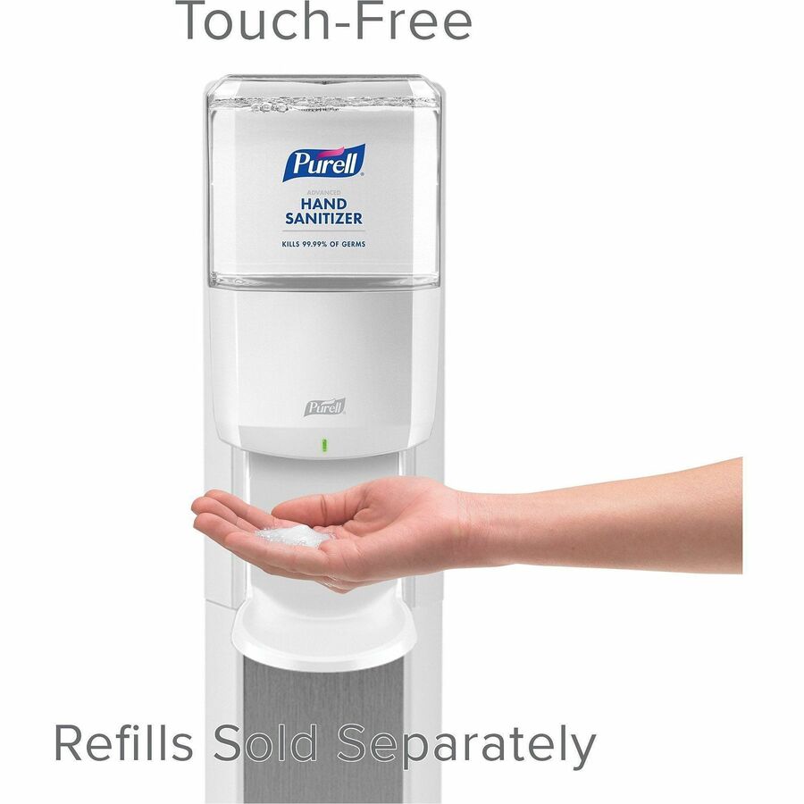 PURELL® Messenger ES8 Silver Panel Floor Stand with Dispenser