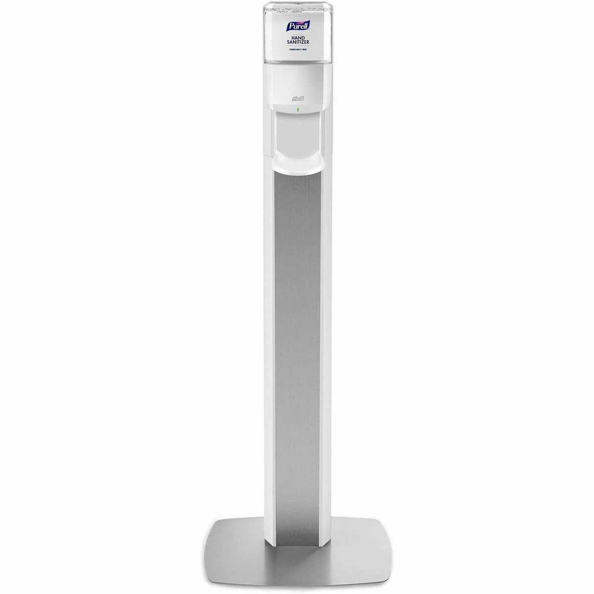 PURELL® Messenger ES8 Silver Panel Floor Stand with Dispenser