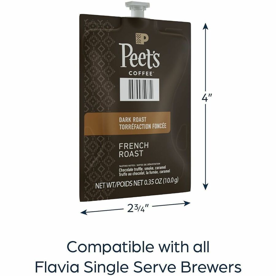 Flavia Freshpack Peet's Cafe French Roast Coffee