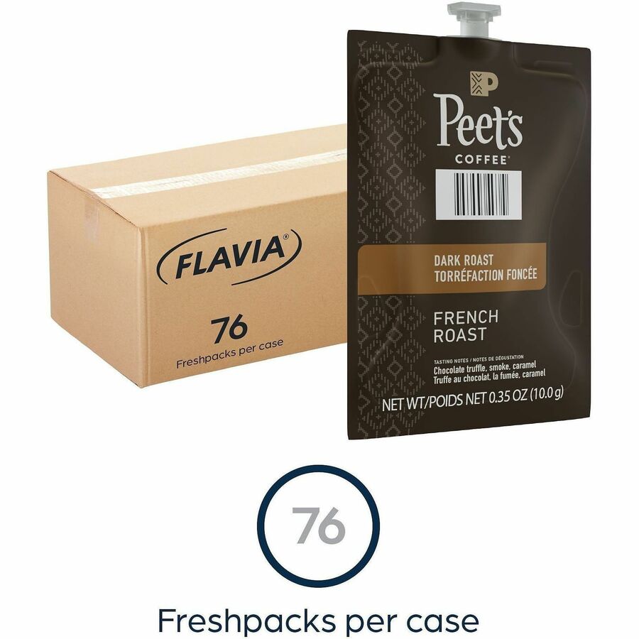 Flavia Freshpack Peet's Cafe French Roast Coffee