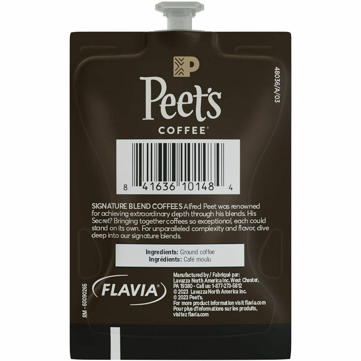 Flavia Freshpack Peet's Cafe French Roast Coffee