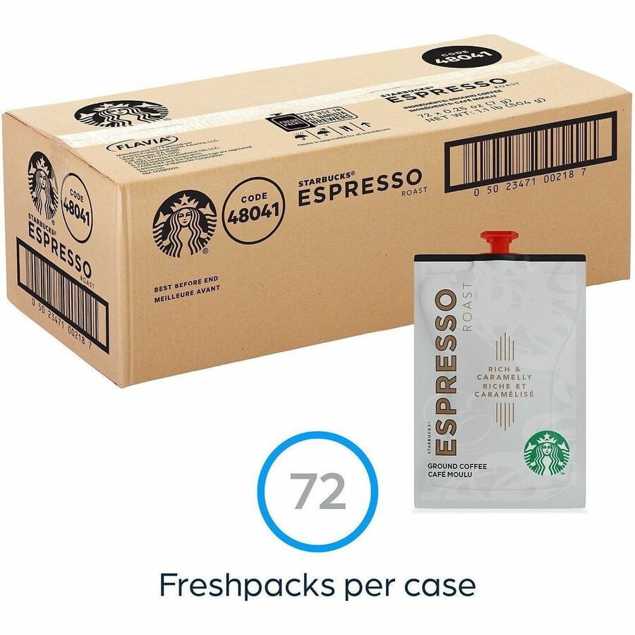 Flavia Freshpack Starbucks Espresso Dark Roast Coffee