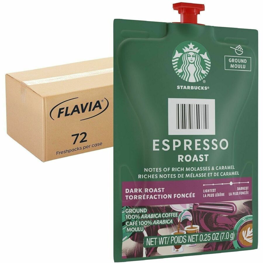Flavia Freshpack Starbucks Espresso Dark Roast Coffee