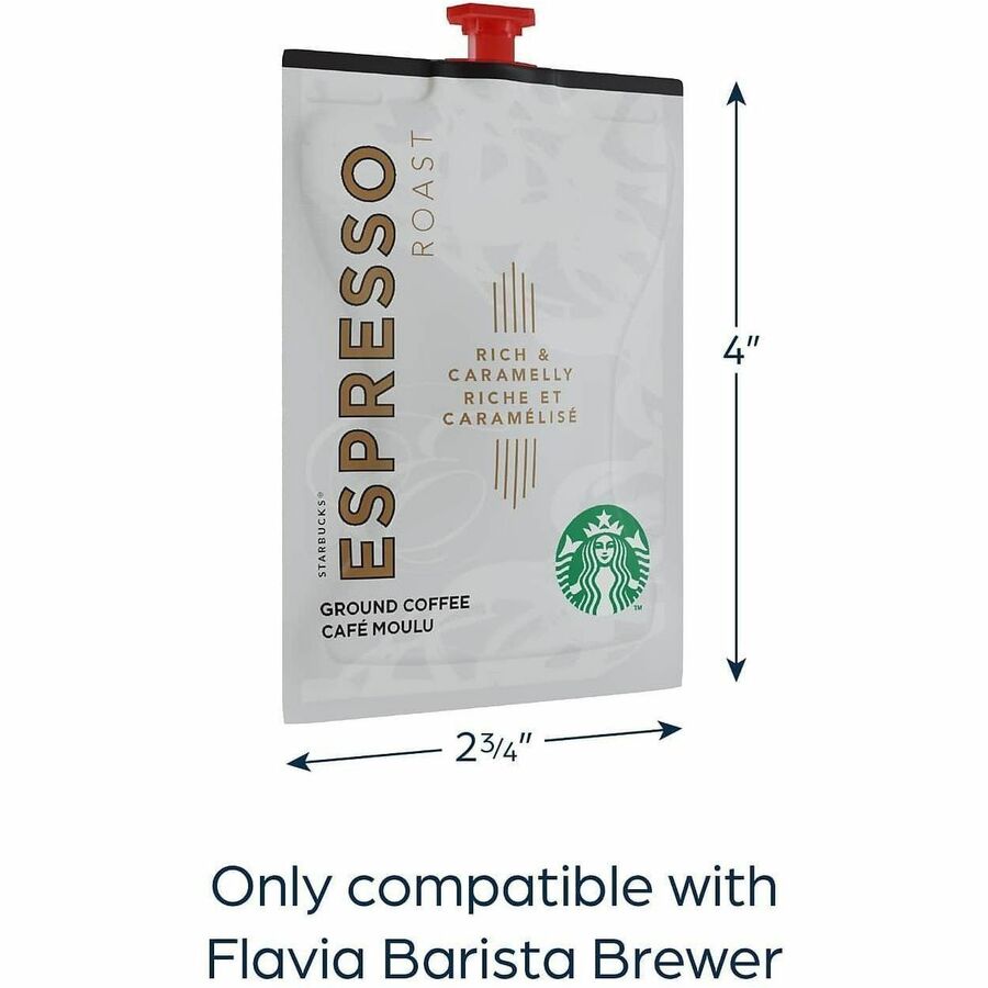 Flavia Freshpack Starbucks Espresso Dark Roast Coffee