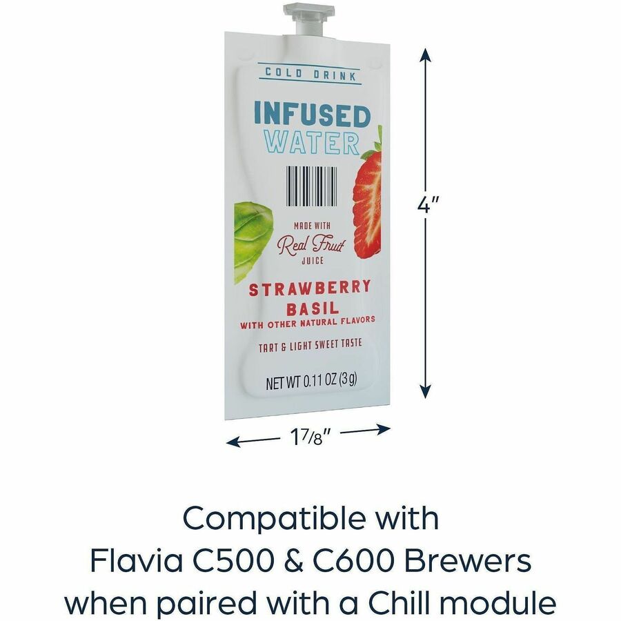 Flavia Strawberry Basil Infused Water