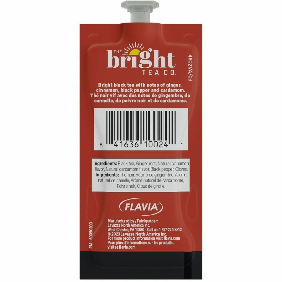 Flavia Bright Tea Co. Chai Spice Tea Herbal Tea Freshpack