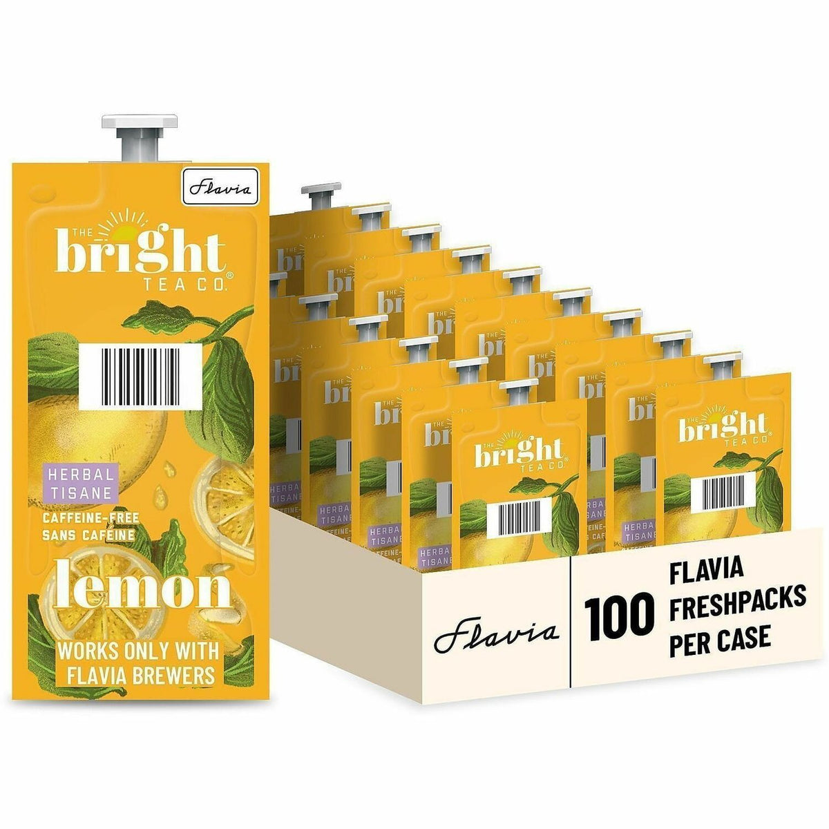 Flavia Bright Tea Co. Lemon Herbal Tea Herbal Tea Freshpack