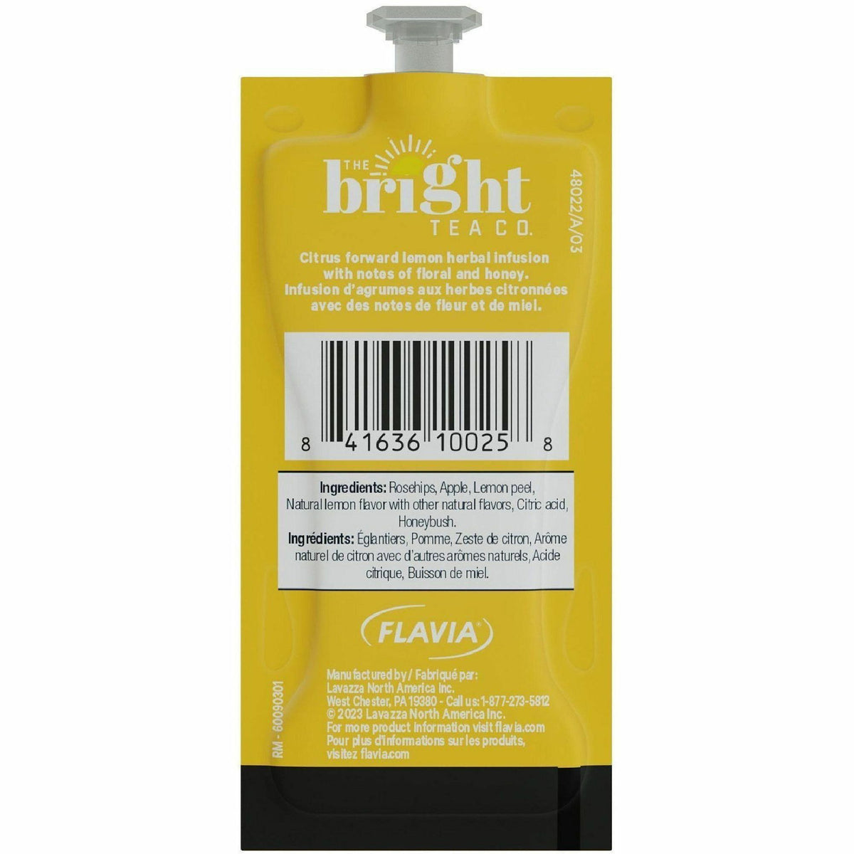 Flavia Bright Tea Co. Lemon Herbal Tea Herbal Tea Freshpack