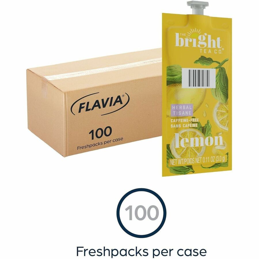 Flavia Bright Tea Co. Lemon Herbal Tea Herbal Tea Freshpack