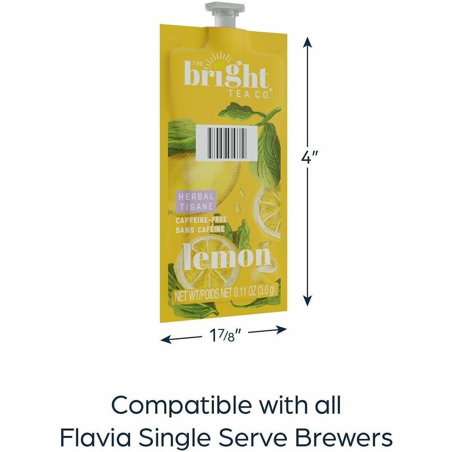 Flavia Bright Tea Co. Lemon Herbal Tea Herbal Tea Freshpack