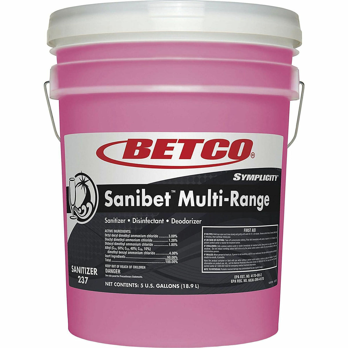 Betco Symplicity Sanibet MultiRange Sanitizer