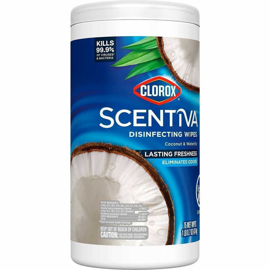 Clorox Scentiva Wipes, Bleach Free Cleaning Wipes