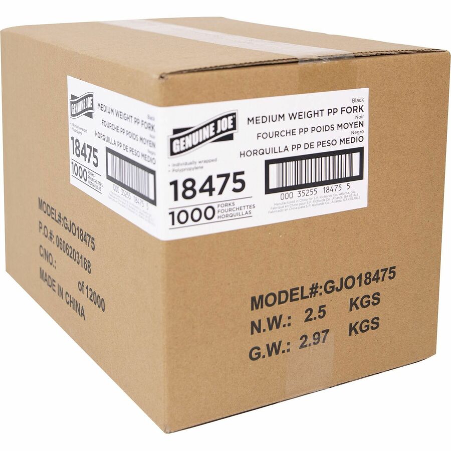 Genuine Joe Medium-weight Individually Wrapped Forks