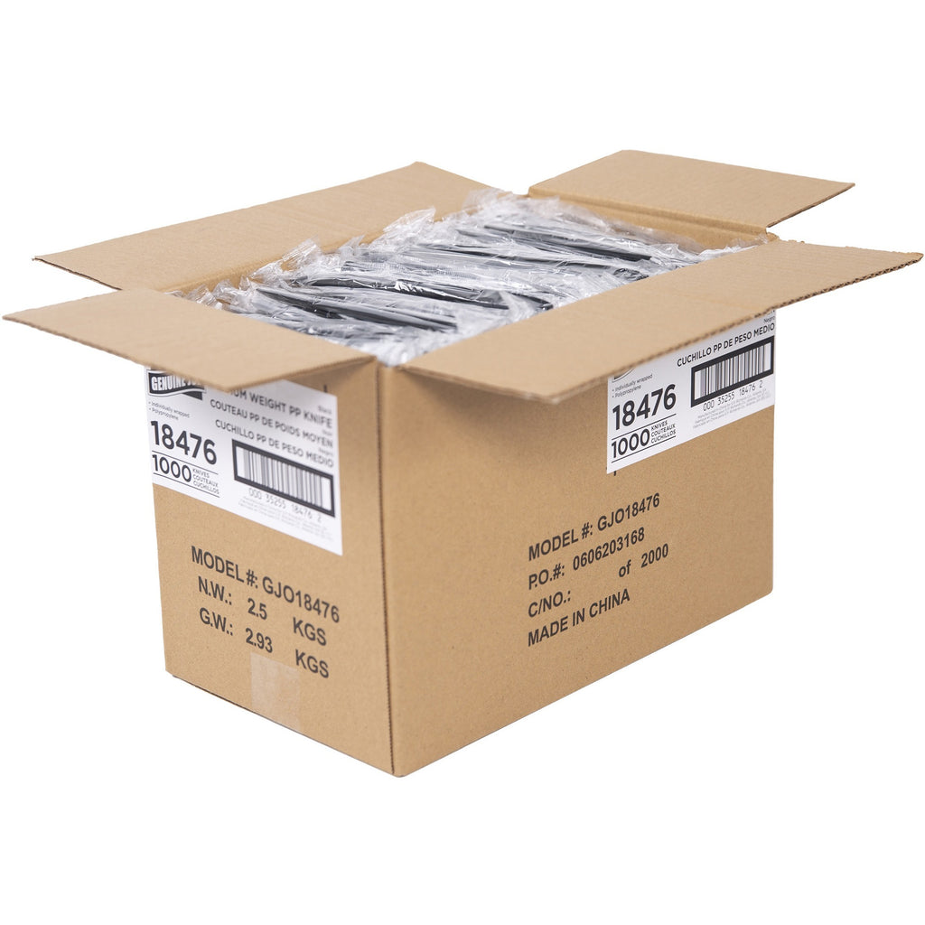 Genuine Joe Medium-weight Individually Wrapped Knives