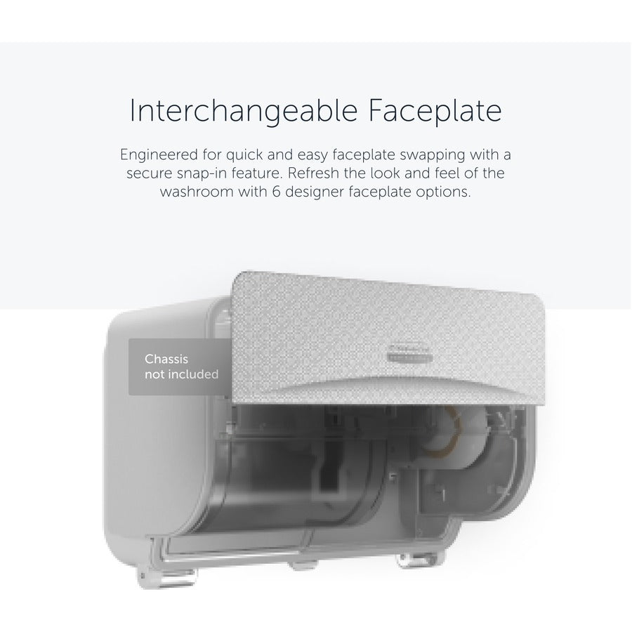 Kimberly-Clark Professional ICON Standard Roll Horizontal Toilet Paper Dispenser Faceplate