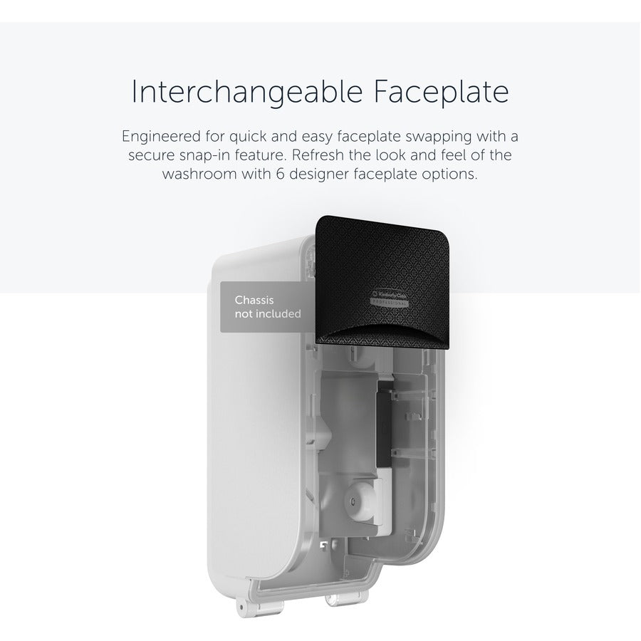 Kimberly-Clark Professional ICON Standard Roll Vertical Toilet Paper Dispenser Faceplate