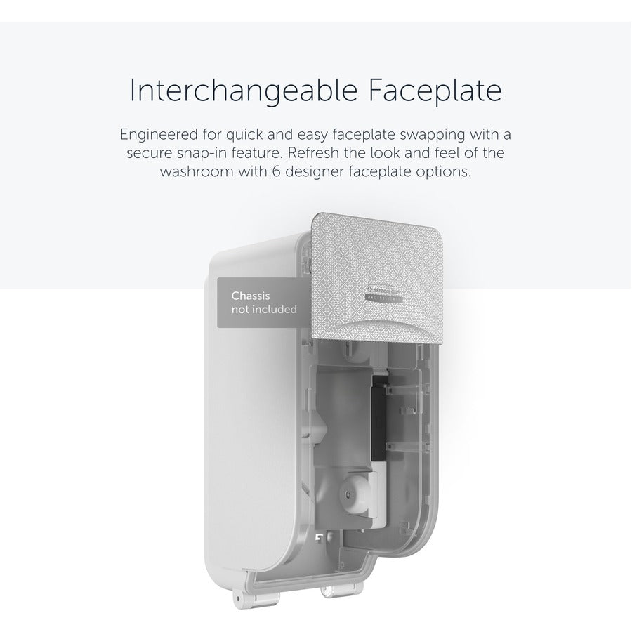 Kimberly-Clark Professional ICON Standard Roll Vertical Toilet Paper Dispenser Faceplate