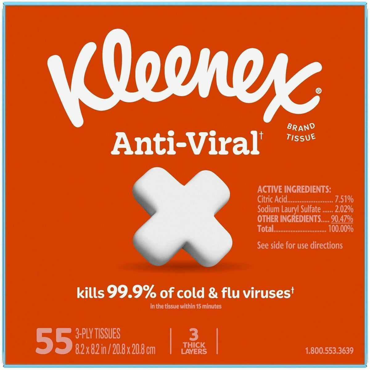 Kleenex Anti-viral Facial Tissue